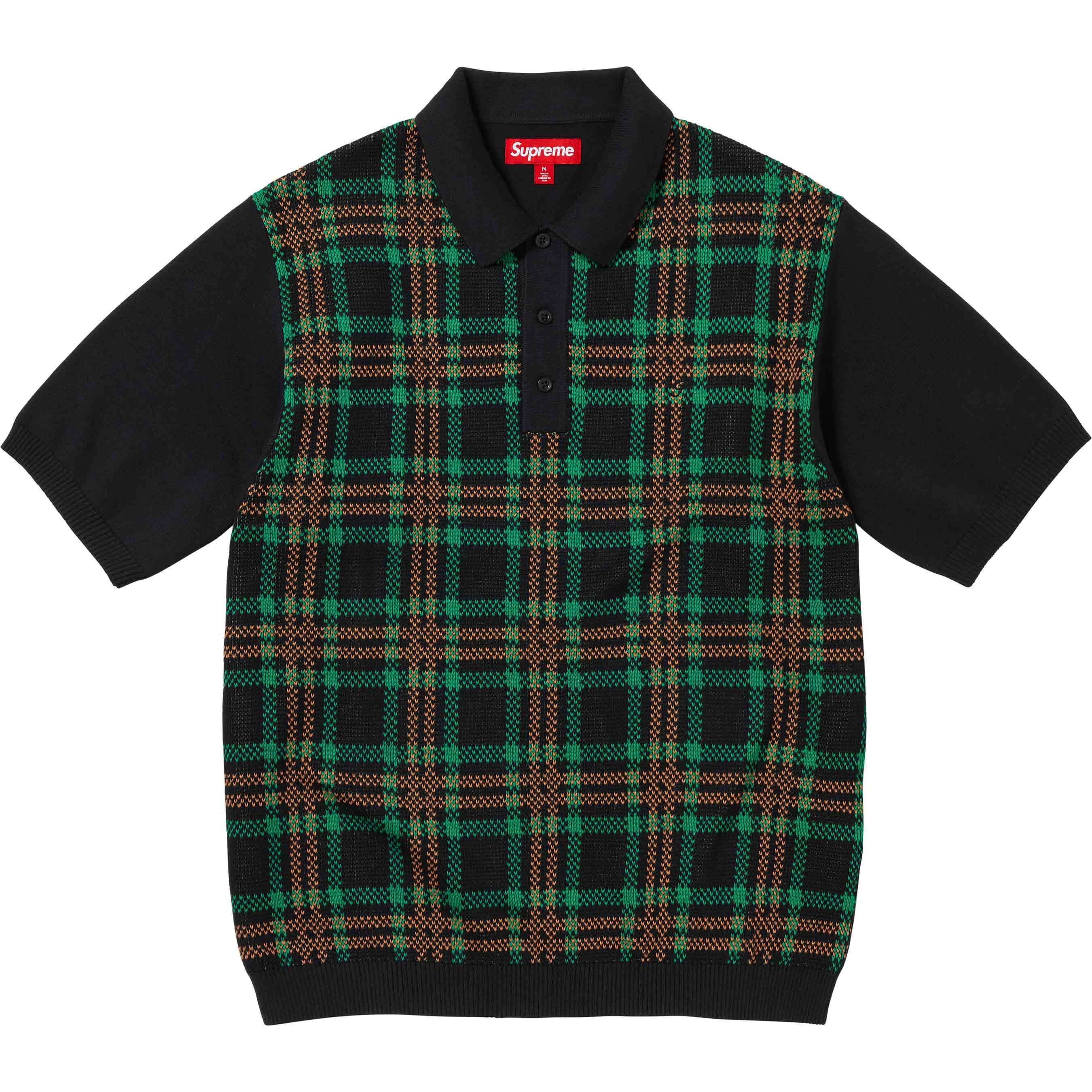 Plaid Knit S/S Polo view 3